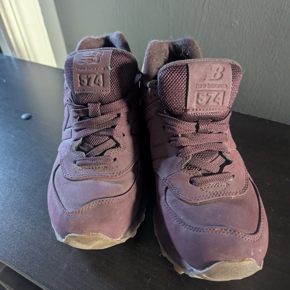 New Balance 574 Purple Sneakers